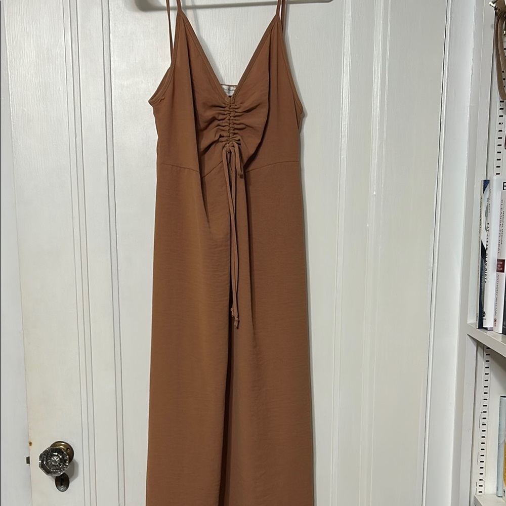 See You Monday Brown Maxi Dress